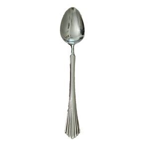 International Lyon FASCINATION Oval Soup Spoon Flatware 7.5 in 18-8 Stainless